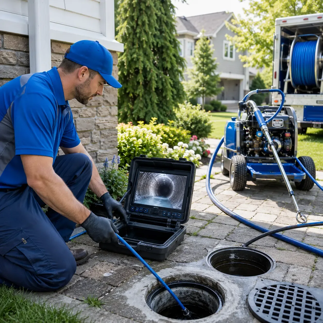 Outdoor drain cleaning professionals serving Germantown, OH